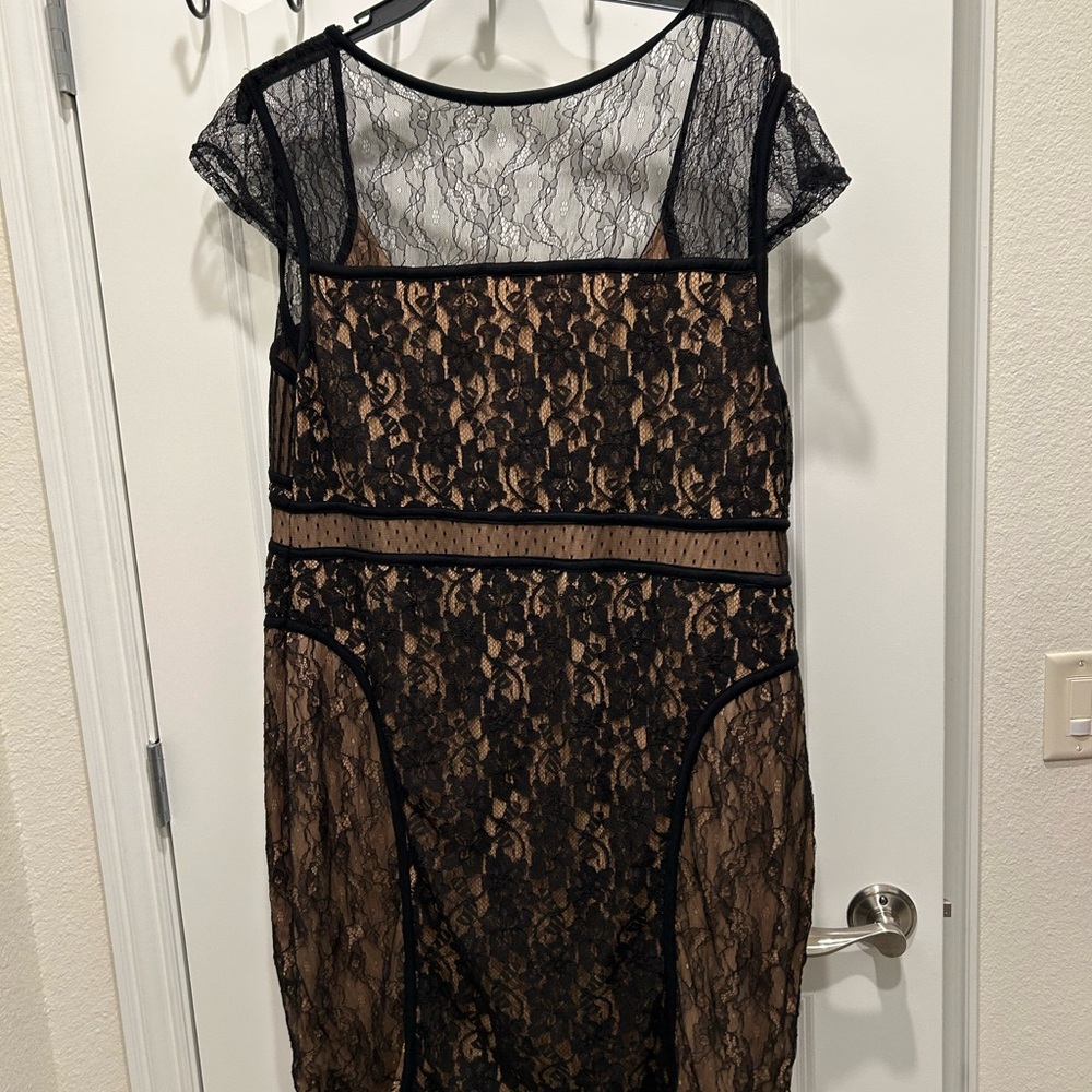 Elegant Black Lace Dress